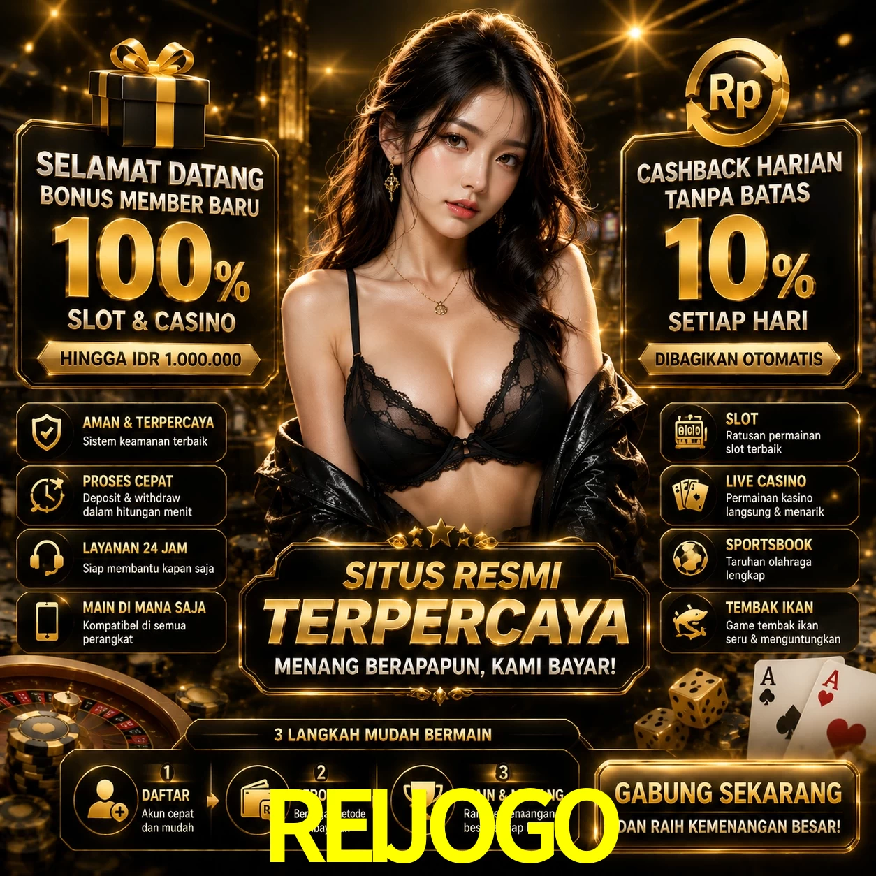 Bônus e prêmios REIJOGO